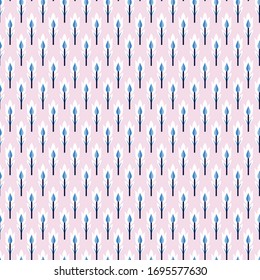 seamless cute small flower pattern on pink