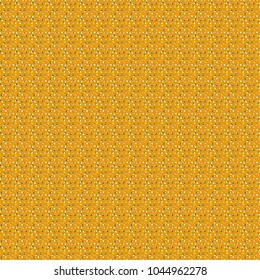 Seamless of cute vector cupcakes and muffins. Colorful cupcake isolated for food poster design on yellow, white and orange.