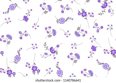 Seamless cute vintage pattern 