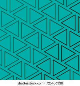 Seamless Cyan Triangle Pattern
