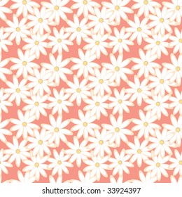 Seamless daisies fabric texture