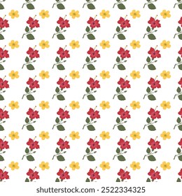 Seamless Daisy Flower Pattern Elegant and Cheerful Design