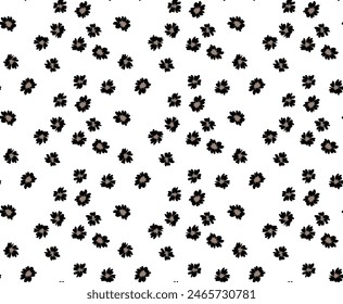 Seamless daisy flower pattern. Floral pattern.