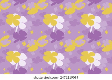 Nahtloses Gänseblümchen-Muster. Blumenmuster. Paisley Stickerei Bildschirmhintergrund Hintergrund Grenze. Blume Motiv ethnisch nahtlos traditionell. Aztekische Stil abstrakte Vektorillustration für Druck