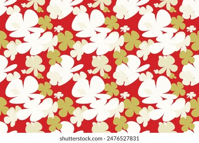 Seamless daisy flower pattern. Floral pattern. Paisley embroidery wallpaper background border. flower motif ethnic seamless traditional. Aztec style abstract vector illustration for print