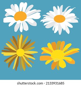   Nahtlose blühende Hintergrund, florales Muster für den Druck auf dunklem HintergrundIllustration.handgezeichnete, blühende Blume auf blauen Tönen, Farbhintergrund, Vektordesign.
