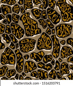 seamless dalmatian leopard pattern, animal print