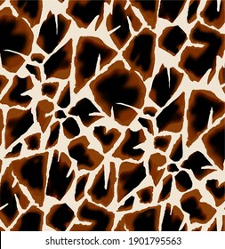 Seamless dalmatian pattern, abstract print.