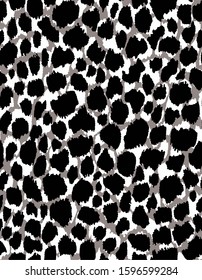 seamless dalmatian pattern, animal print.