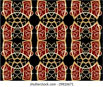 Seamless Damask background