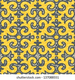 Seamless Damask Background Pattern