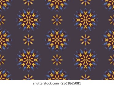 seamless damask floral  pattern design for ceramic tile fabric wallpaper background wrapping art print textile scrapbook paper