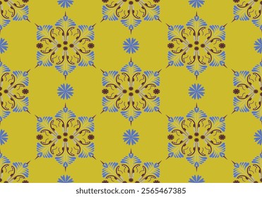 seamless damask floral  pattern design for ceramic tile fabric wallpaper background wrapping art print textile scrapbook paper