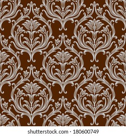 seamless damask ornament
