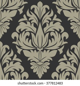 Seamless damask Ornament for Design