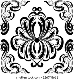 seamless damask pattern