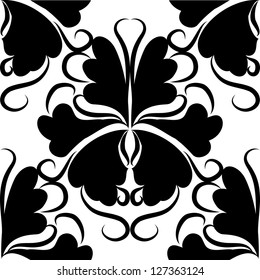 seamless damask pattern