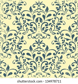 seamless damask pattern