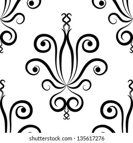 seamless damask pattern