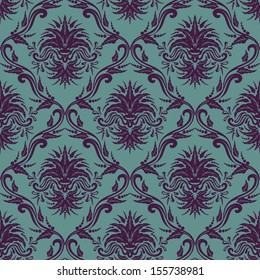 Seamless Damask Pattern