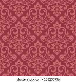 Seamless damask pattern.