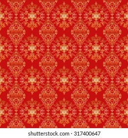 Seamless damask pattern