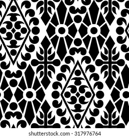 Seamless damask pattern