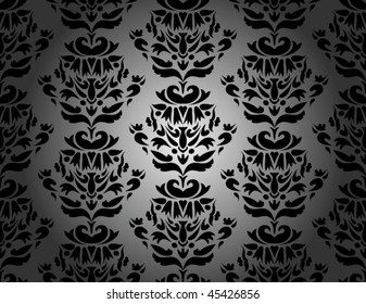 Seamless damask pattern