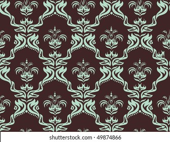 seamless damask pattern