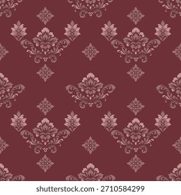 · Coleção de padrão de damasco sem costura em tons de rosa vintage e empoeirado.
· Conjunto de papel de parede floral barroco elegante. Fundo Vintage luxuoso.
· Telha ornamental Maroon e Beige Damask. Estilo renascentista