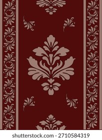 · Coleção de padrão de damasco sem costura em tons de rosa vintage e empoeirado.
· Conjunto de papel de parede floral barroco elegante. Fundo Vintage luxuoso.
· Telha ornamental Maroon e Beige Damask. Estilo renascentista