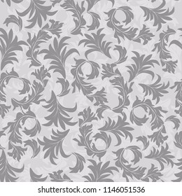 Seamless damask pattern. Endless pattern can be used for ceramic tile, wallpaper, linoleum, web page background 
