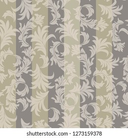Seamless damask pattern. Endless pattern can be used for ceramic tile, wallpaper, linoleum, web page 