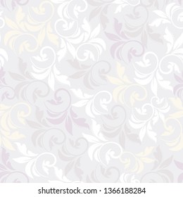Seamless damask pattern. Endless pattern can be used for ceramic tile, wallpaper, linoleum, web page 