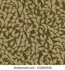 Seamless damask pattern. Endless pattern can be used for ceramic tile, wallpaper, linoleum, web page 