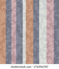 Seamless damask pattern. Endless pattern can be used for ceramic tile, wallpaper, linoleum, web page 