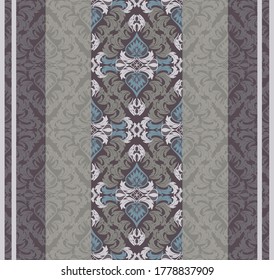 Seamless damask pattern. Endless pattern can be used for ceramic tile, wallpaper, linoleum, web page 