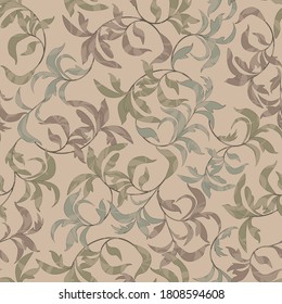 Seamless damask pattern. Endless pattern can be used for ceramic tile, wallpaper, linoleum, web page 