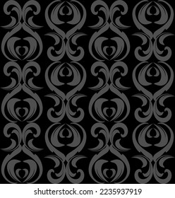 Seamless damask pattern. Endless pattern can be used for ceramic tile, wallpaper, linoleum, web page background 