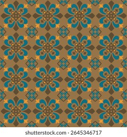 Seamless damask pattern. Endless pattern can be used for ceramic tile, wallpaper, linoleum, web page background. decor pattern template eps10
