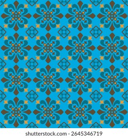 Seamless damask pattern. Endless pattern can be used for ceramic tile, wallpaper, linoleum, web page background. decor pattern template eps10