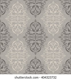 Seamless damask pattern. Endless pattern can be used for ceramic tile, wallpaper, linoleum, web page background.