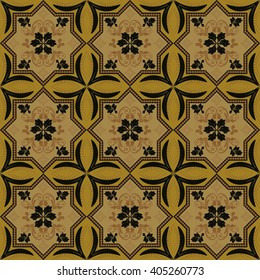 Seamless damask pattern. Endless pattern can be used for ceramic tile, wallpaper, linoleum, web page background.