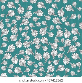 Seamless damask pattern. Endless pattern can be used for ceramic tile, wallpaper, linoleum, web page background.