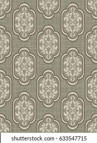 Seamless damask pattern. Endless pattern can be used for ceramic tile, wallpaper, linoleum, web page background