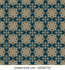 Seamless damask pattern. Endless pattern can be used for ceramic tile, wallpaper, linoleum, web page background