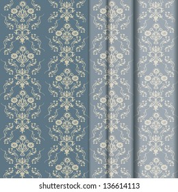 seamless damask pattern. eps10