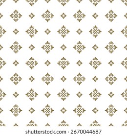 Seamless damask pattern with intricate. Perfect for creating continuous backgrounds.