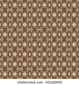 seamless damask pattern on texture background. Tile art