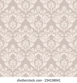 Patrón de damasco sin soldadura. Fondo ornamental con patrón